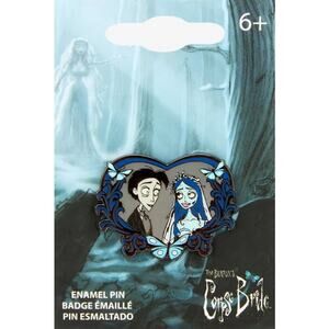 Loungefly Corpse Bride Victor & Emily Heart Enamel Pin